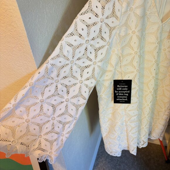 Tuckernuck White Floral Lace Dress - Picture 7 of 7